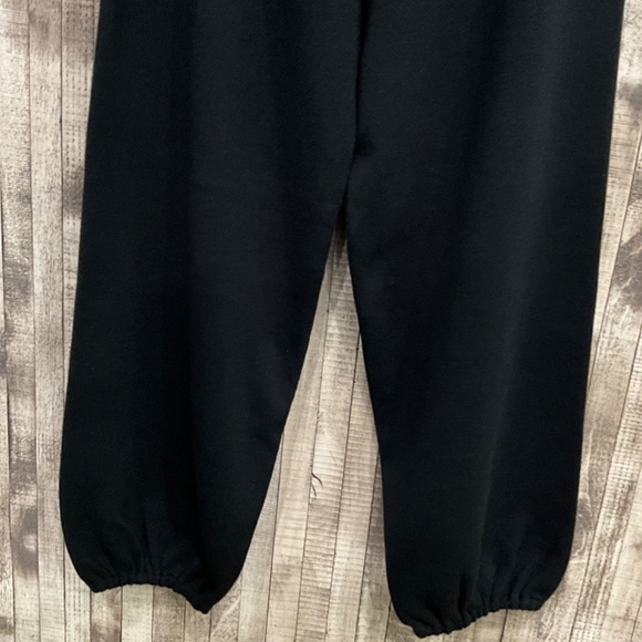 OZMA Black Cozy Alpaca Cotton Lounge Jogger Pants - Picture 2 of 5